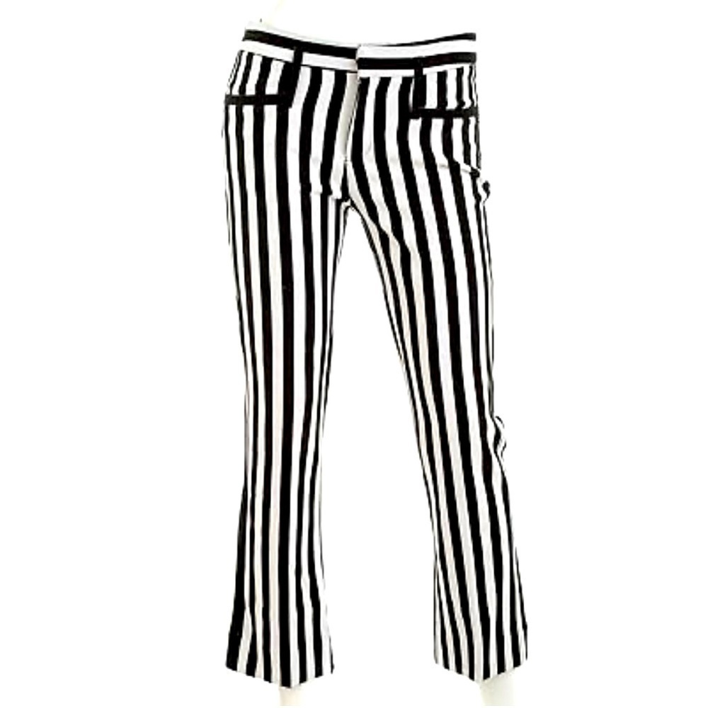 Calvin Rucker Cropped Striped Trouser Size 6